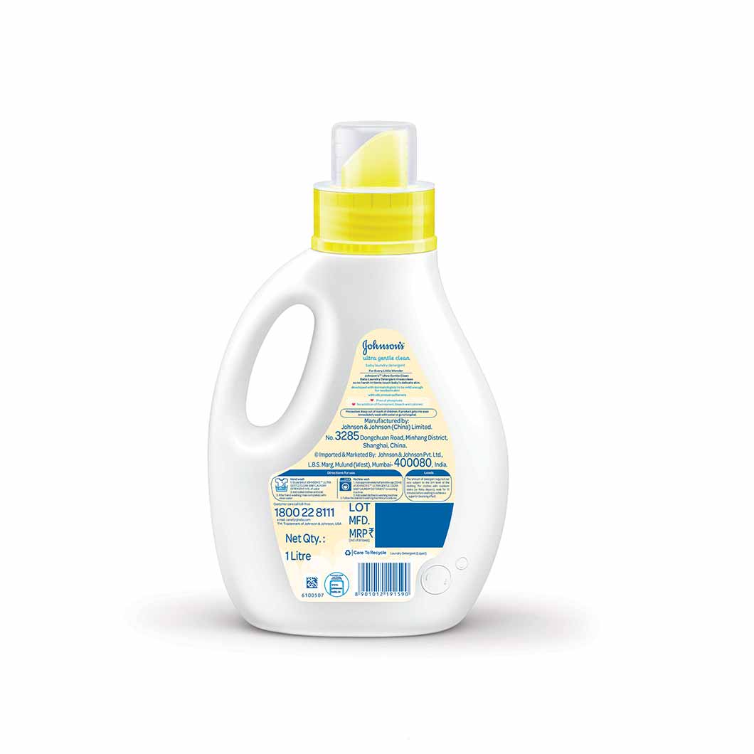 Johnson's® Ultra Gentle Clean Baby Laundry Detergent ...